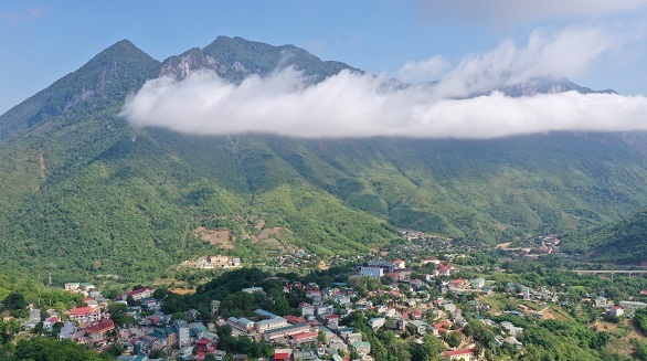 Một góc nhỏ thị trấn Mường Lát
