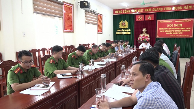 Điểu cầu trực tuyến tại huyện Mường Lát