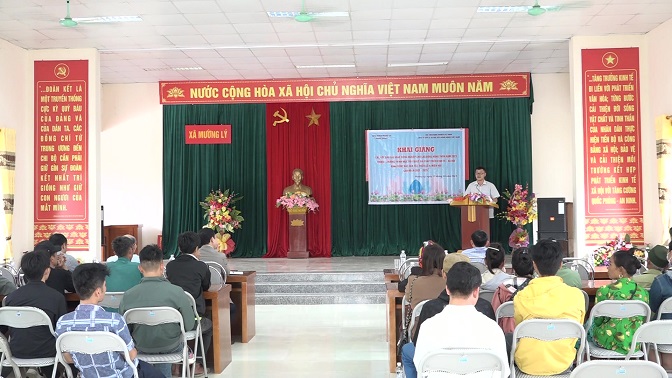 Toàn cảnh buổi lễ khai giảng