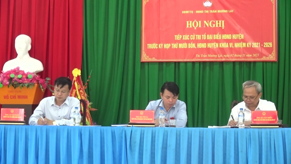 Tổ đại biểu HĐND huyện