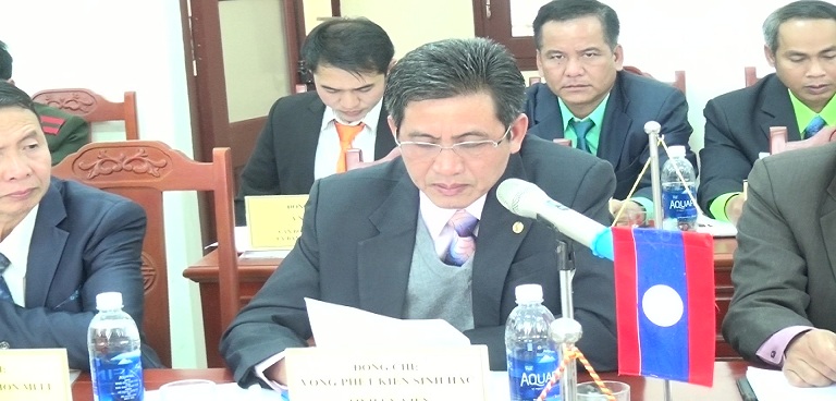 Đồng chí Vông Phết Kiên Sinh Hắc - Tỉnh ủy viên, Bí thư Huyện ủy, Huyện Trưởng huyện Sốp Bâu tình hình phát triển kinh tế - xã hội, quốc phòng - an ninh giai đoạn 2016 - 2018 của huyện Sốp Bâu