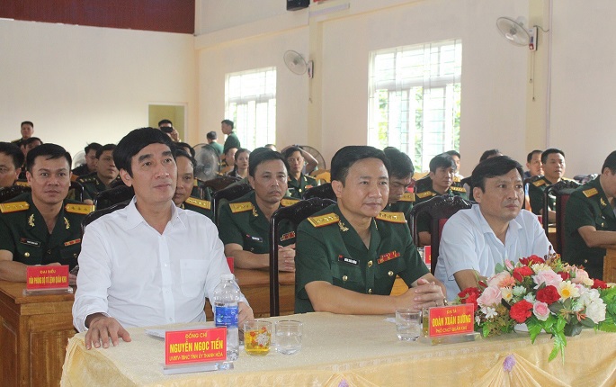 Đồng chí Nguyễn Ngọc Tiến, Ủy viên Ban Thường vụ, Trưởng ban Nội Chính Tỉnh ủy, Phó Trưởng ban Thường trực Phòng chống tham nhũng, tiêu cực tỉnh Thanh Hóa tham dự buổi lễ