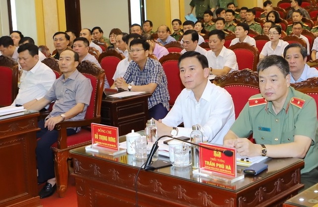 Điểm cầu trực tuyến Công an tỉnh Thanh Hoá
