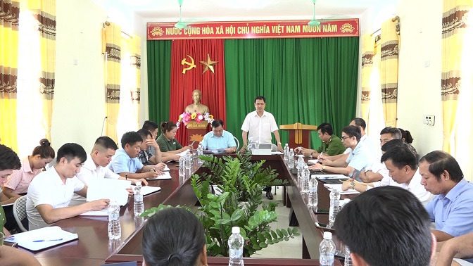 Toàn cảnh buổi làm việc của đoàn kiểm tra