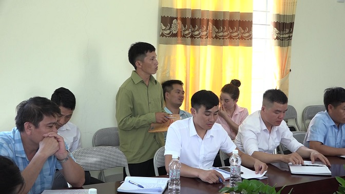 Các ý kiến của đại biểu tại buổi làm việc