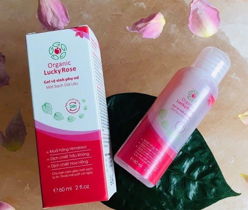 Gel vệ sinh phụ nữ Oganic Lucky Rose