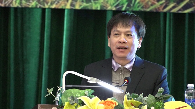 Đồng chí Nguyễn Minh Cảnh - Phó Chủ tịch LĐLĐ tỉnh Thanh Hóa phát biểu chỉ đạo tại chương trình