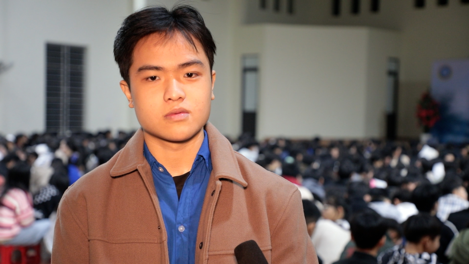 Em Triệu Ánh Quang - Học sinh trường Trung học Phổ thông Mường Lát.